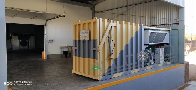 อัตโนมัติเต็มรูปแบบ R404A 72KW 3P 4 พาเลทผักคูลเลอร์ 3