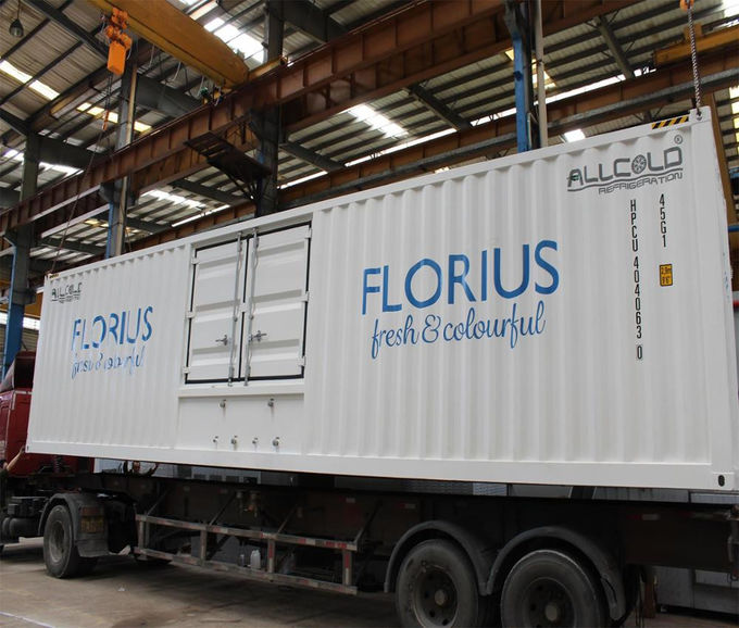 4 พาเลท R404A  Compressor Flower Vacuum Cooler 72KW 3