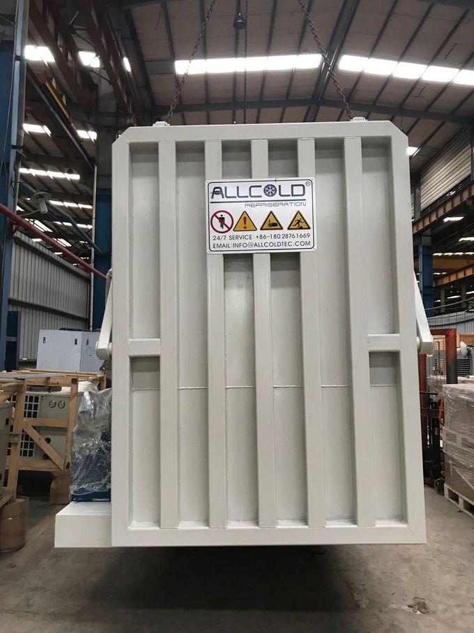 2 พาเลท R404A 39KW เครื่องทำความเย็นสูญญากาศ  Compressor 1