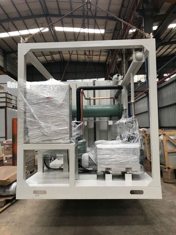 2 พาเลท R404A 39KW เครื่องทำความเย็นสูญญากาศ  Compressor 4