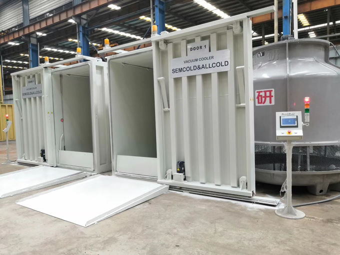 72KW อุปกรณ์การเกษตร Flower Vacuum Cooler 0